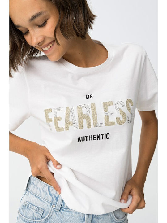 Γυναικείο Αθλητικό T-shirt Fast Drying Λευκό