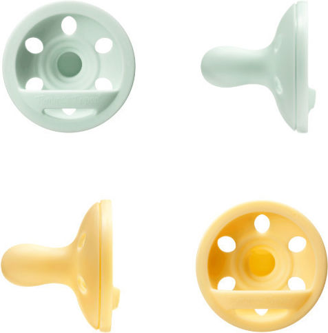 Tommee Tippee Breastlike Orthodontic Pacifiers Silicone for 0-6 months 2pcs