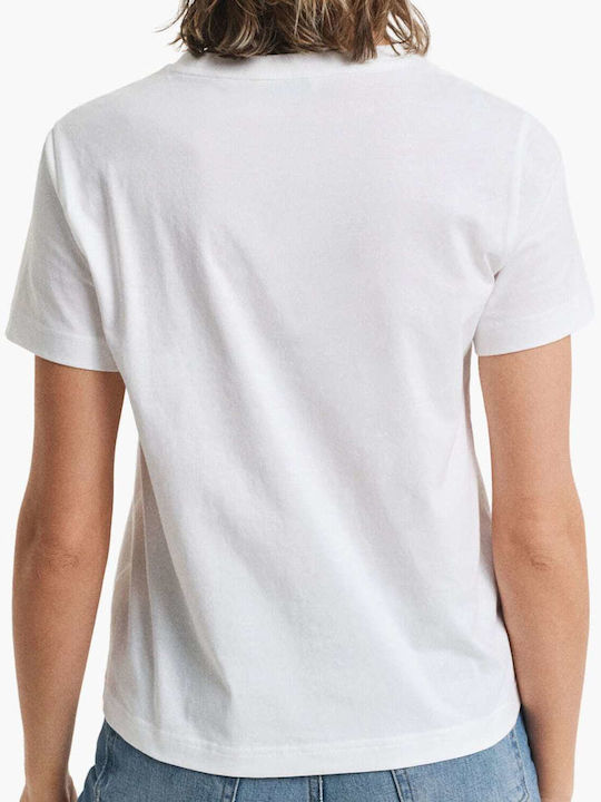 Gant Tricou Alb