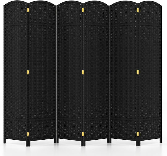 Costway Διακοσμητικό Παραβάν Ξύλινο 240x180cm