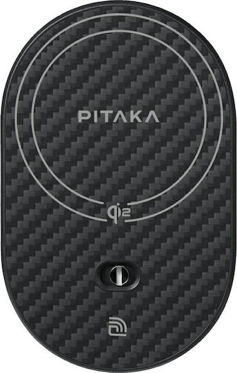 Pitaka Car Mobile Mount with Magnet and Wireless Charging MagSafe Black