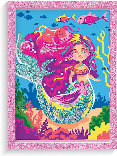 Happihobbi Paint & Frame Paint By Numbers Mythical Mermaid Ηλικίες 8+ Χρονών