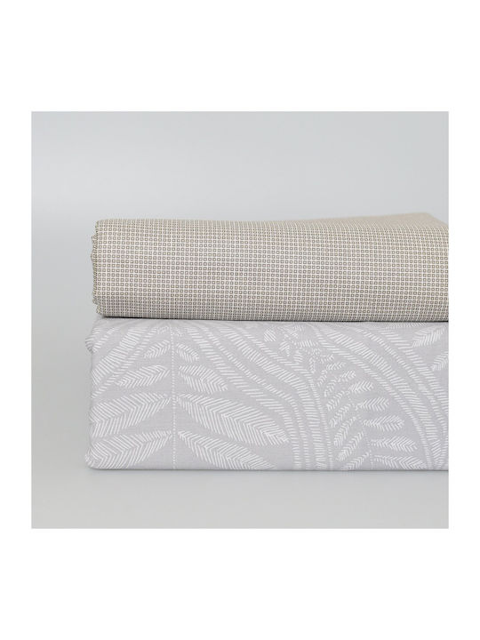Ravelia Sheet Sets Queen 230x260cm. Sateen Gray 4pcs