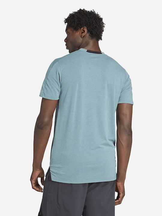 adidas Designed For Training Aeroready T-shirt Πετρόλ adidas Designed For Training Aeroready T-shirt Πετρόλ
