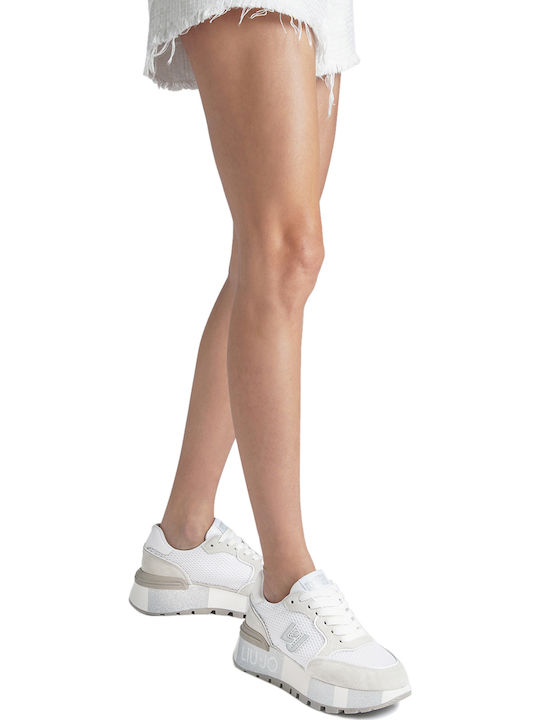 Liu Jo Amazing 25 Flatforms Sneakers Ασπρο