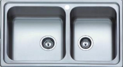 Macart Iris N-175 Ένθετος Νεροχύτης Αριστερός Inox Σατινέ Μ86xΠ50cm Ασημί