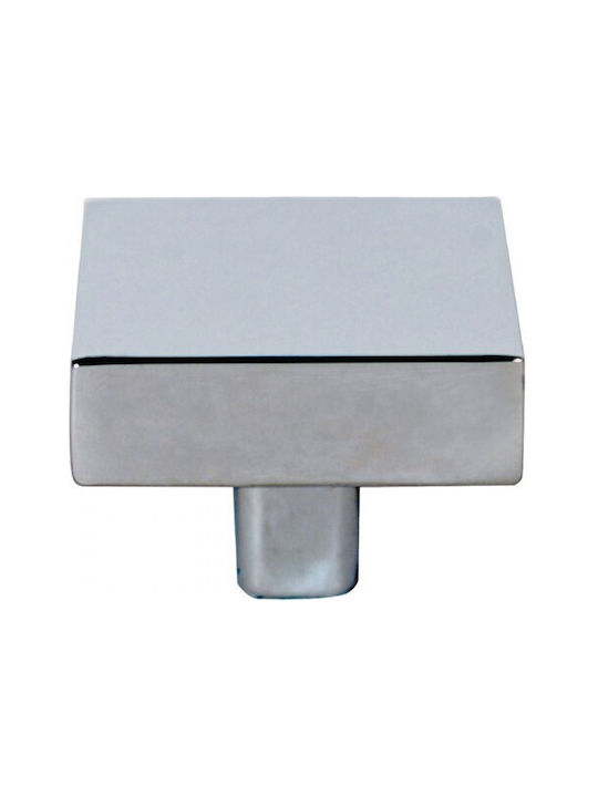 Import Hellas 6060 Knob Furniture made of Metallic Nickel Shiny 30mm 6060 1pcs