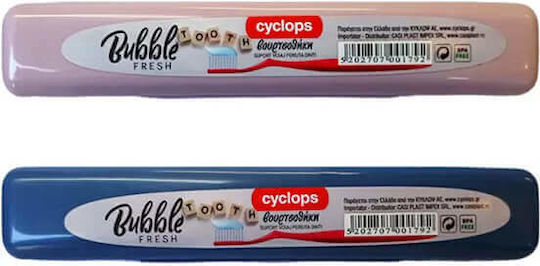 Cyclops ΘΗΚΗ Toothbrush Travel Case Plastic Pink