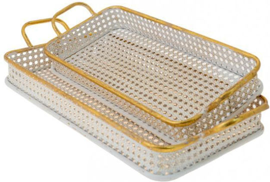 Artekko Διακοσμητική Πιατέλα Καφέ 48.5x13.5x5εκ. Artekko Διακοσμητική Πιατέλα Καφέ 48.5x13.5x5εκ.