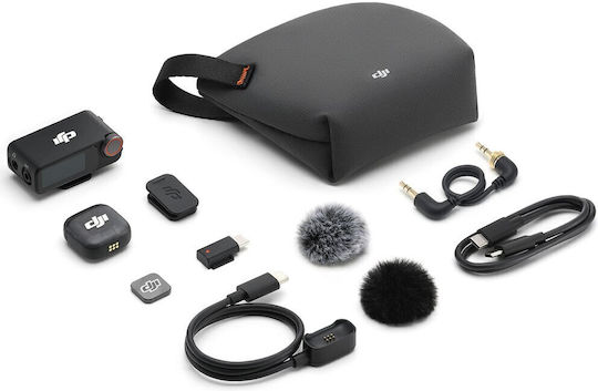 DJI Mic 3 (1 TX + 1 RX) Wireless Δυναμικό Microphone Fly, Belt Journalistic