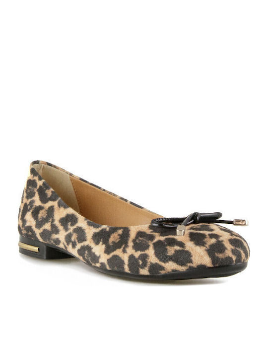 Damen Ballerinas in Braun Farbe