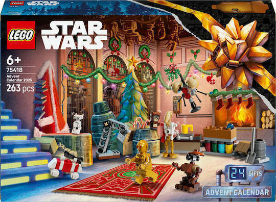 LEGO Star Wars Адвент Календар 2025 за 6+ Години 263 Бройки