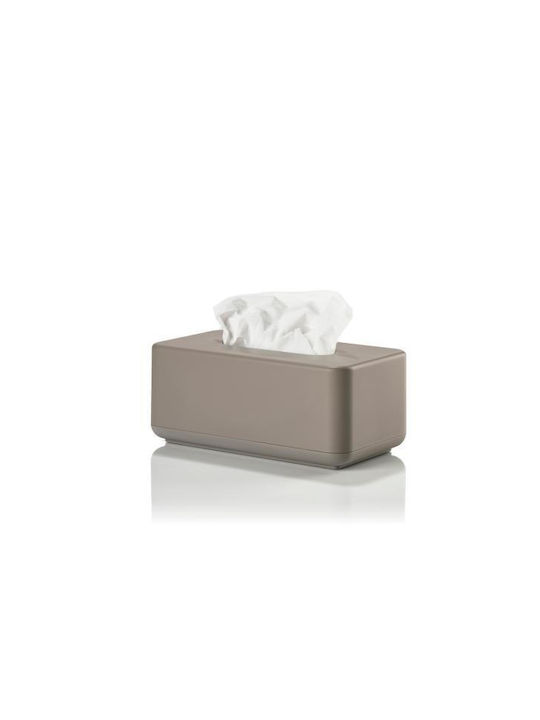 Zone Denmark Plastic Tissue Holder Brown 25.6x14x10.7cm 36031