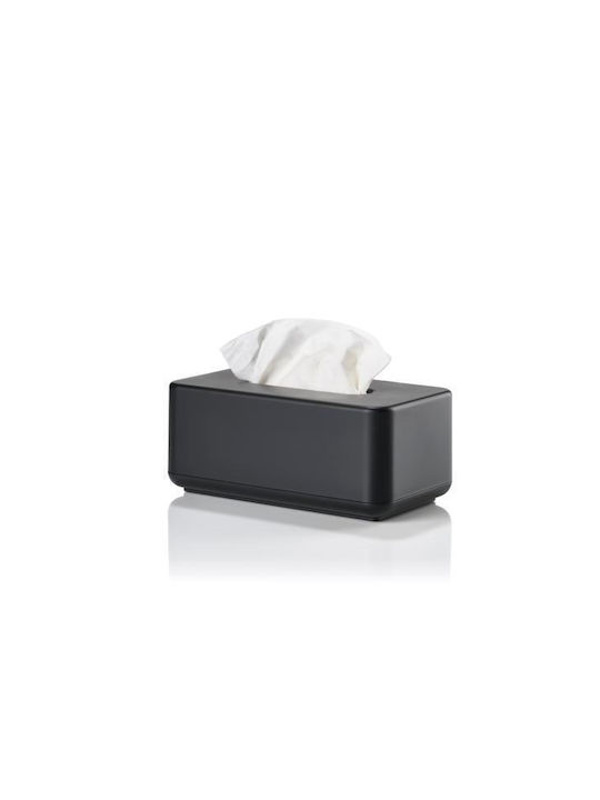 Zone Denmark Plastic Tissue Holder Black 25.6x14x10.7cm 36028