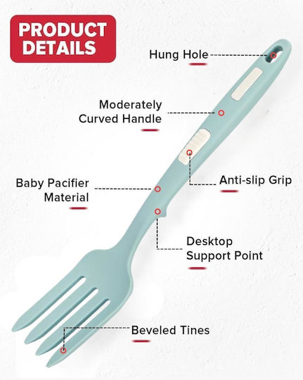 Uncle George Fork Serving Metallic