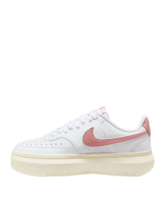 Court Vision Alta Damen Flatforms Sneakers Weiß