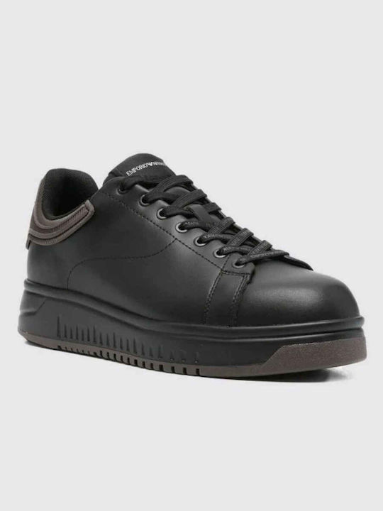 Emporio Armani Sneakers Μαύρα
