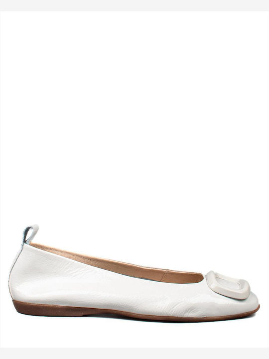 Damen Ballerinas in Weiß Farbe