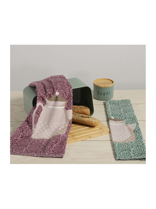 Nef-Nef Homeware Teapot Geschirrtuch in Lila Farbe 40x60cm