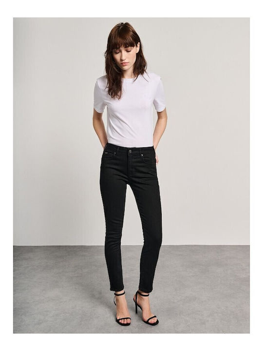 Sandra Women's Jean Trousers in Skinny Fit Black