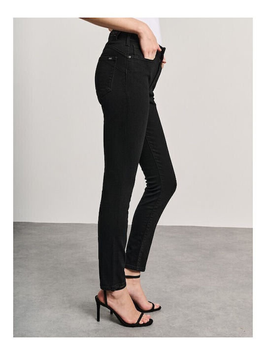 Sandra Women's Jean Trousers in Skinny Fit Black