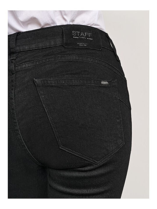 Sandra Women's Jean Trousers in Skinny Fit Black