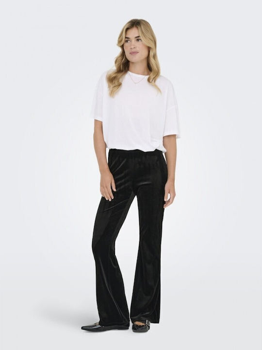 Dama Tesatura Pantaloni Black