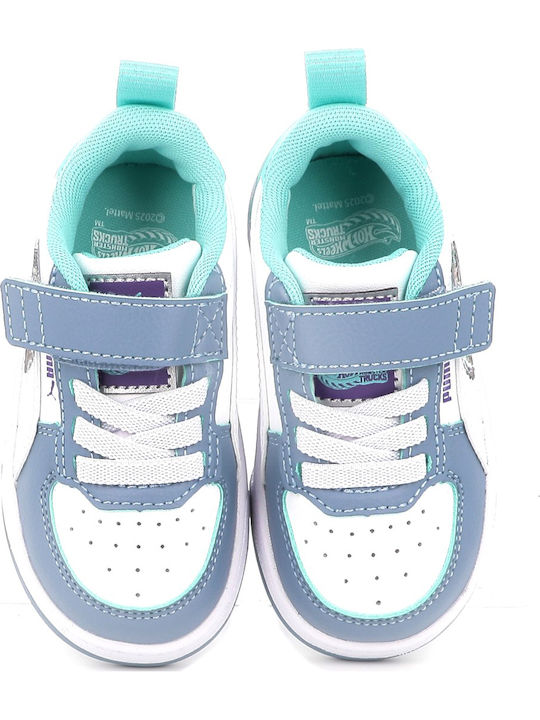 Caven 2.0 Kids Sneakers with Hoop & Loop Closure Light Blue