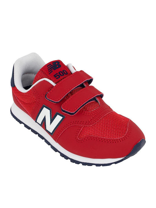 500 Kids Sneakers with Scratch Red