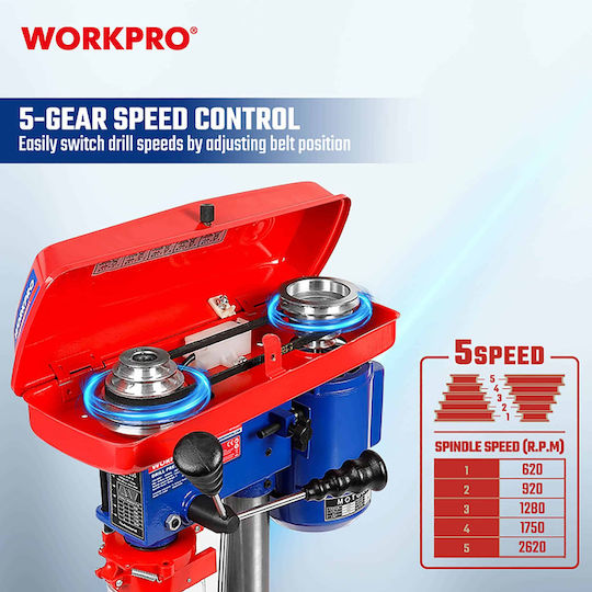 WorkPro Машина за Обработка на Метал WP483001 с Мощност 35 Watt
