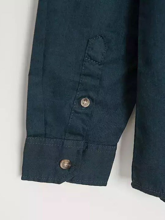 Kids Shirt Long Sleeve Dark Blue