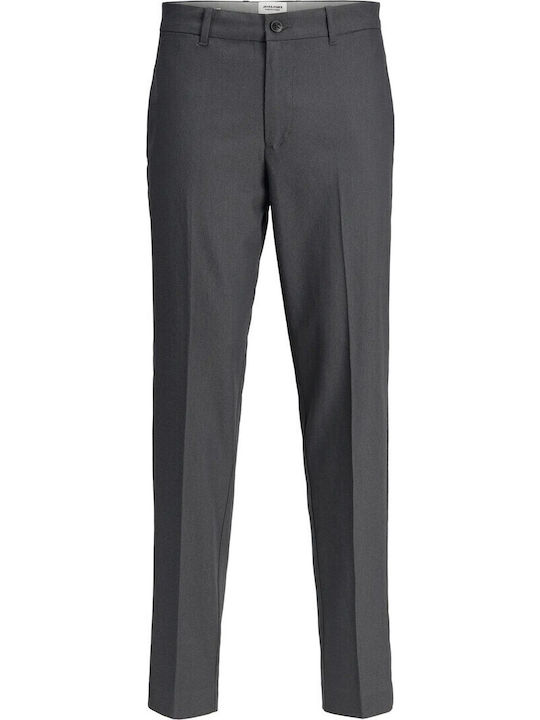 Παντελόνι Chino Ελαστικό σε Loose Εφαρμογή Dark Grey Melange