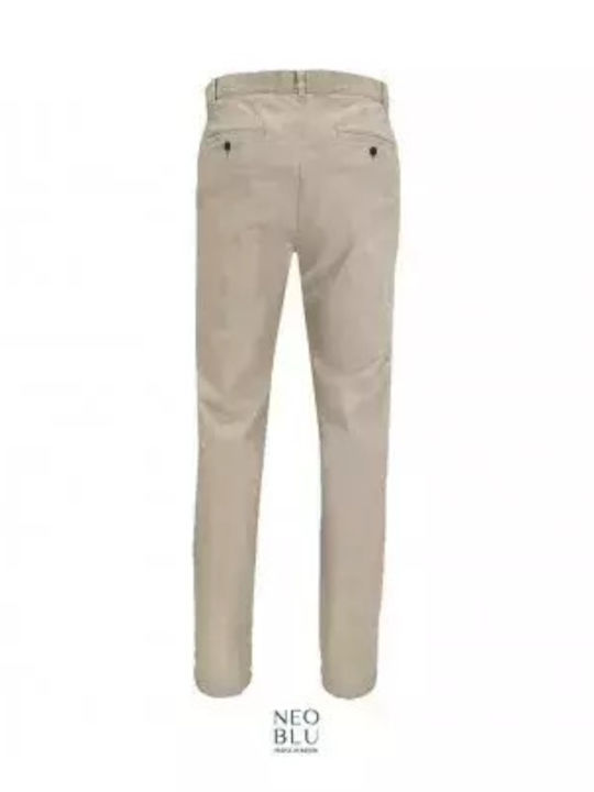 Trousers Elastic Beige