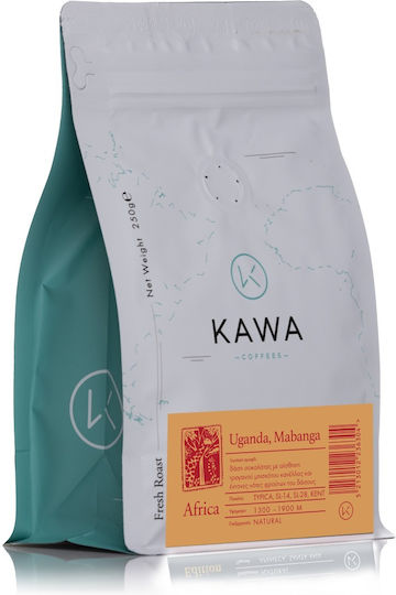 Kawacom Espresso Kaffee Single Origin Arabica Uganda Bohnen 250gr