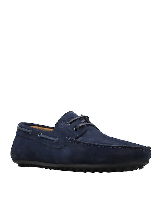Men's Suede Loafers Blue
