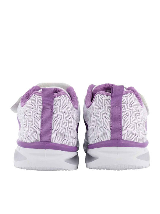 Wave 2 Kinder Sneakers mit Klettverschluss & Lichtern Lila