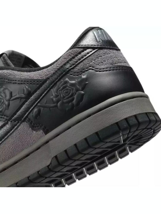 Dunk Low Дамски Сникърси Черни Roses