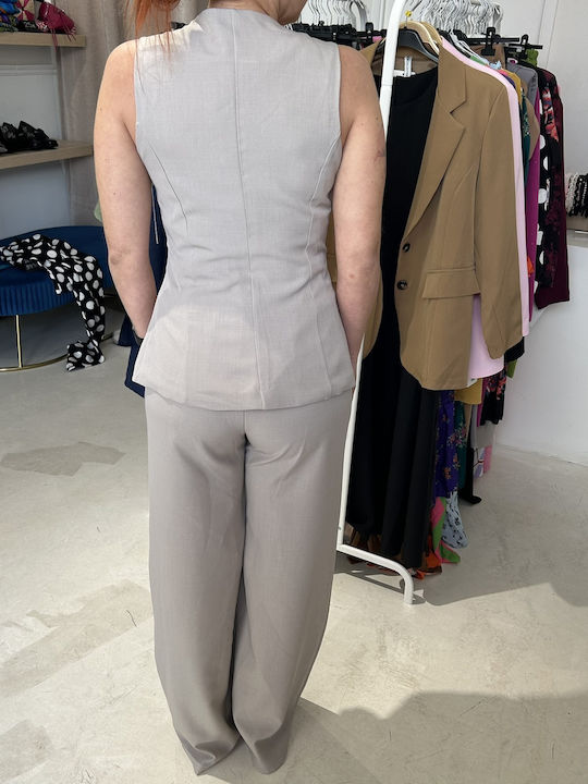 Women's Gray Set with Pants