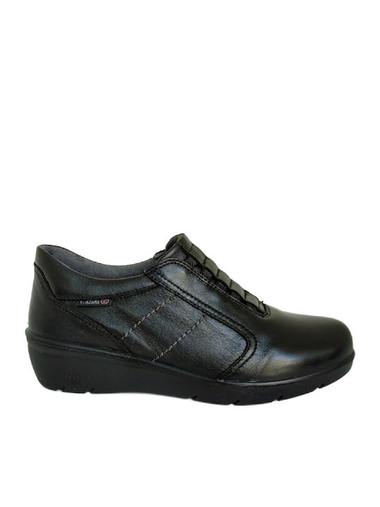 Women's Slip-On Leather Black