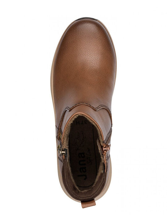 Stiefeletten Damen Tabac Braun