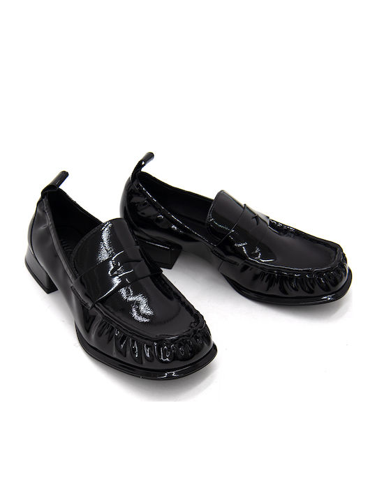 Kiora Γυναικεία Loafers σε Μαύρο Χρώμα
