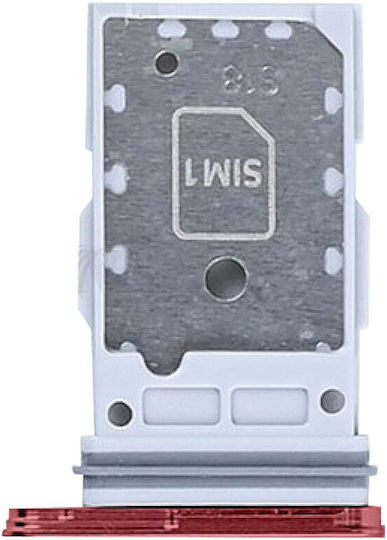Clappio Sim Kartenhalter Samsung Galaxy S25 S25+ Micro SD Koralle