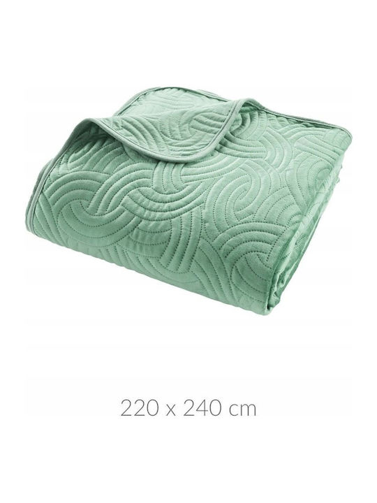 Douceur d'Intérieur Κουβέρτα Υπέρδιπλη 220x240εκ. Πράσινη