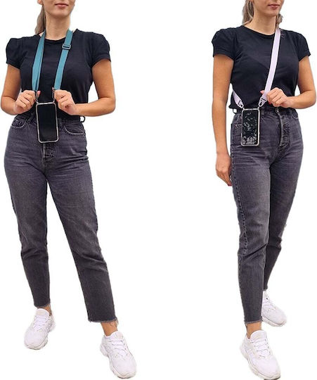 Sonique Strap Back Cover Silicon Albastru deschis (Realme C75 4G)