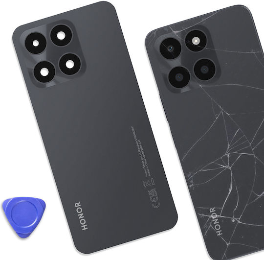 Honor Original Battery Cover Honor X6a Pre-applied Adhesive Noir Minuit