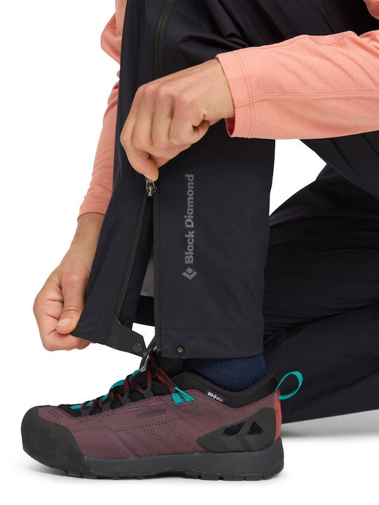Black Diamond Stretch Γυναικείο Μακρύ Παντελόνι Πεζοπορίας Μπεζ