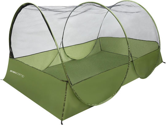 Self-Expanding Tent Insect Net Beach Camping 190x120x95 Cm Green