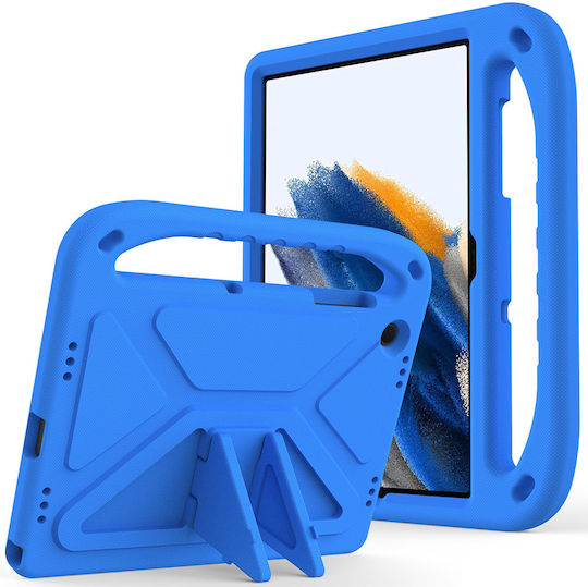 Sonique Jazzy Umschlag Rückseite für Kinder Blau (Samsung Galaxy Tab A9+ 11)