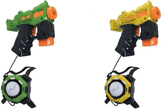 Set 2 Laser Tag Toy Guns Light Sound Effects Batteries Included 3 Years+