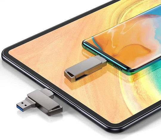 Techsuit 16GB USB 3.0 Stick Γκρι